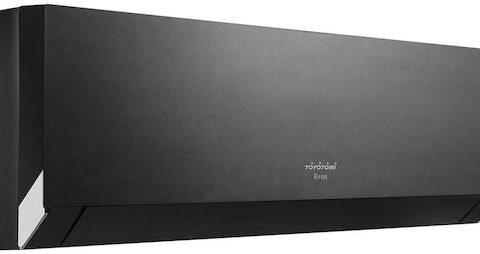 Toyotomi Erai Κλιματιστικό Inverter 9000, 12000, 18000, 24000 BTU με Τεχνητή Νοημοσύνη Black Velvet